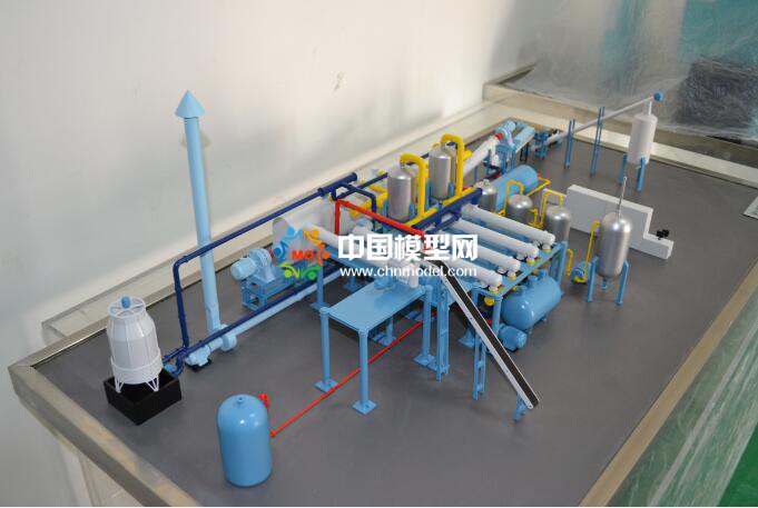 固體廢物裂解設備模型