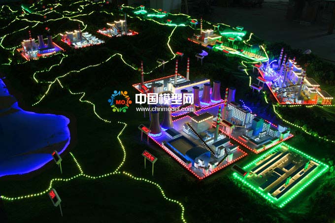 國家電投能源分布沙盤模型