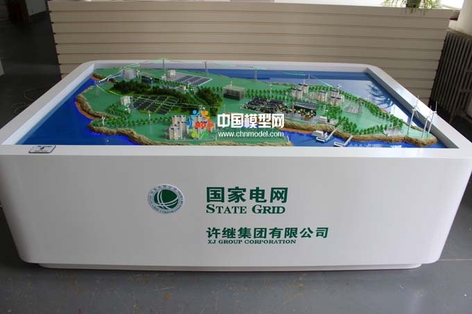 孤島自愈分布式能源系統(tǒng)沙盤(pán)模型