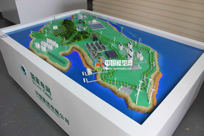 孤島自愈分布式能源系統(tǒng)沙盤(pán)模型