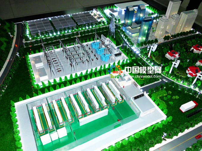 電池儲能系統沙盤模型