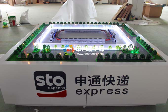 快遞物流沙盤，智能分揀模型