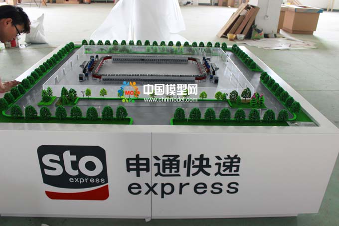 快遞物流沙盤，智能分揀模型