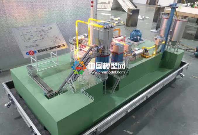 石膏生產線模型