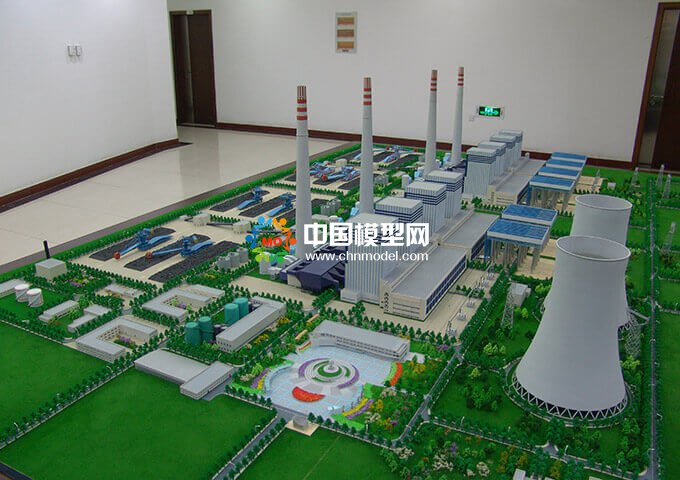 魯能火電廠沙盤模型