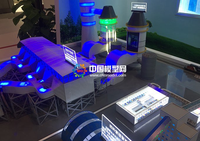 發電廠環保設備模型，電除塵模型，脫硫脫硝模型