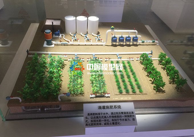 農業施肥沙盤模型，農業灌溉沙盤模型，植保機械模型