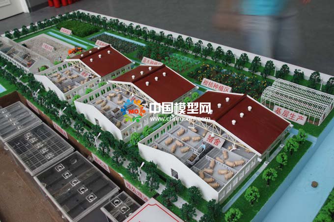 有機(jī)肥生產(chǎn)沙盤，生態(tài)循環(huán)污水處理沙盤模型