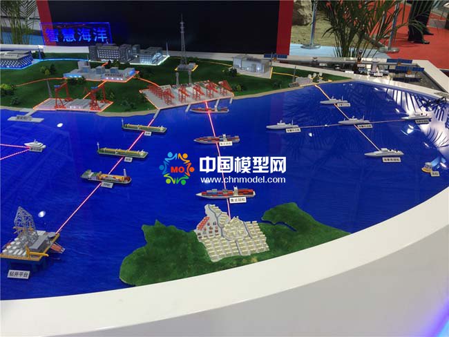 智慧海洋解決方案沙盤模型