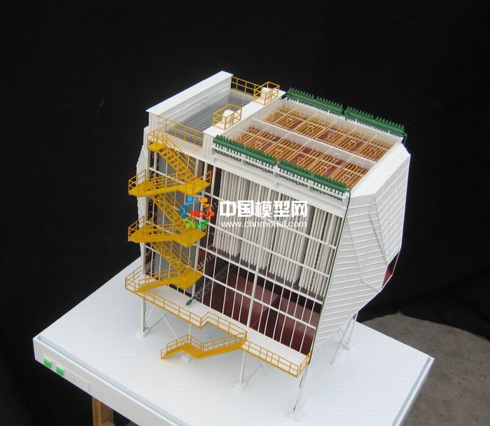 布袋除塵器沙盤模型，電除塵器沙盤模型