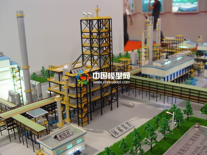化肥原料生產線沙盤模型