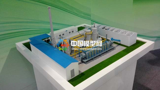 污染土壤修復沙盤模型，污泥處理模型