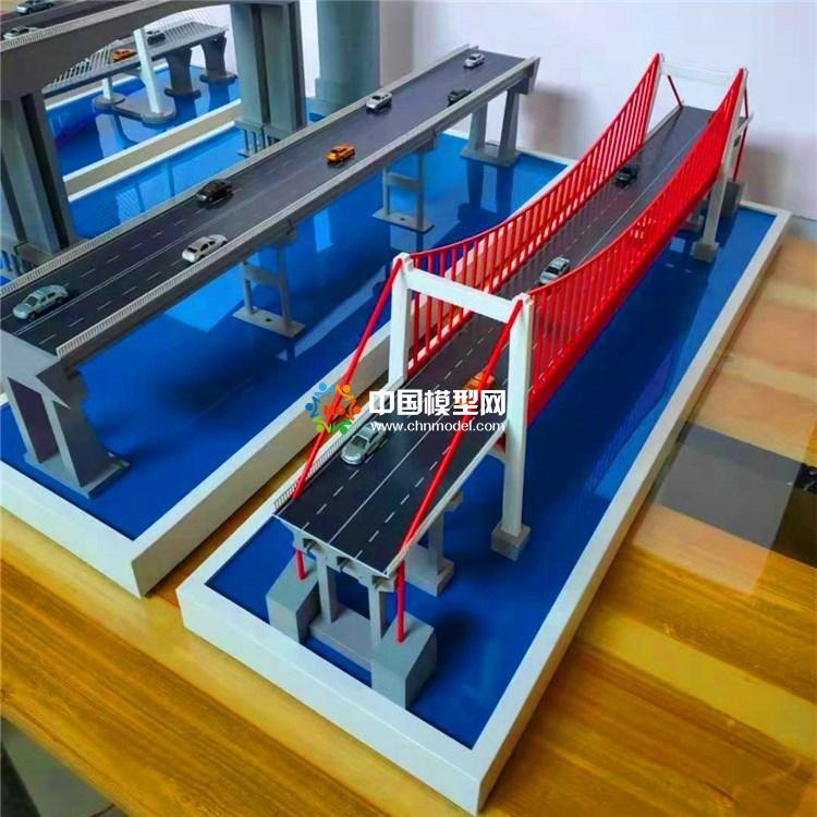 公路橋模型，鋼結構橋模型，斜拉吊橋模型
