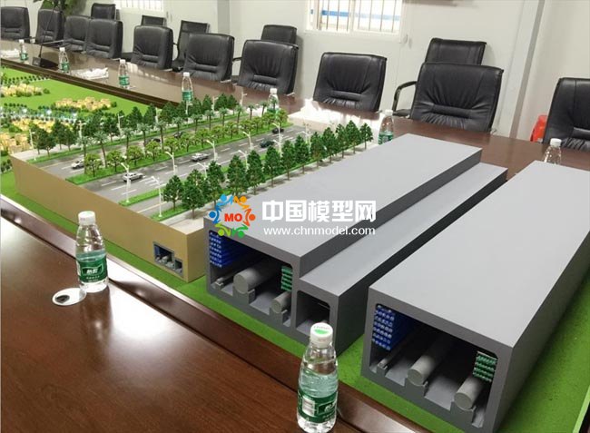 市政道路工程沙盤模型