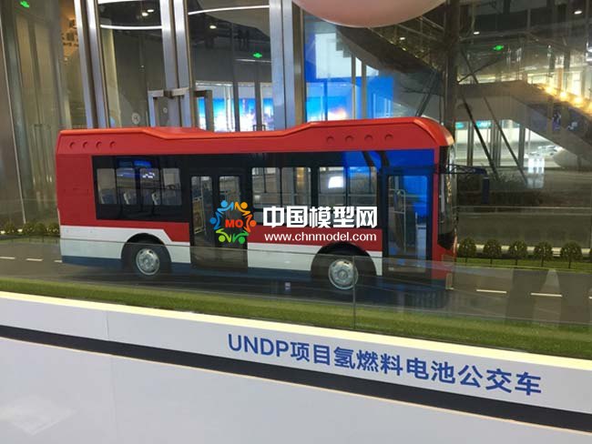 氫燃料電池公交車模型，氫能源大巴車模型