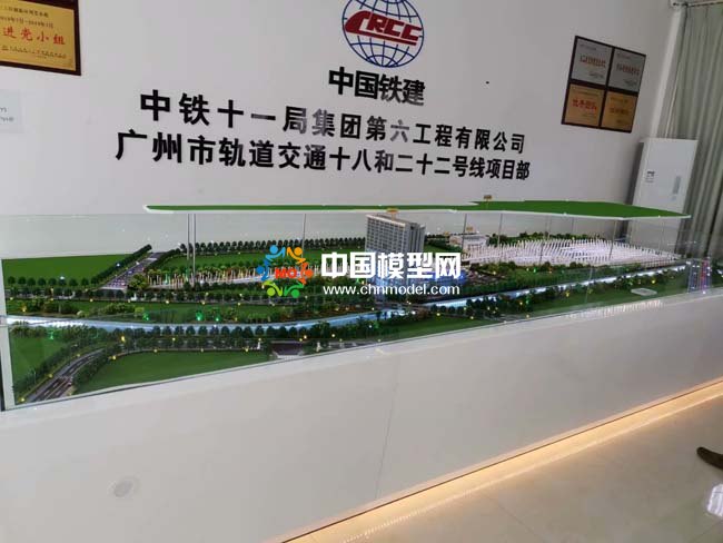 地鐵停車場(chǎng)沙盤模型