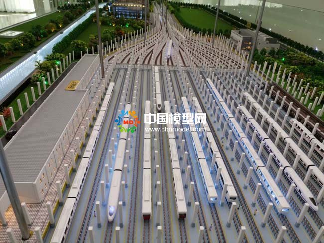 地鐵停車場(chǎng)沙盤模型