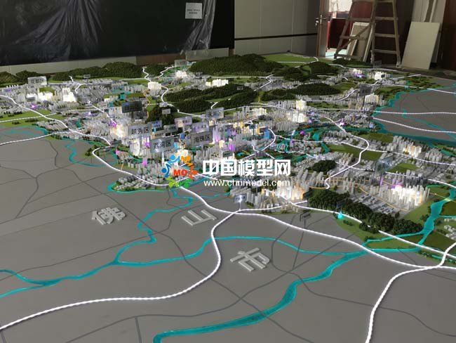 廣州警備區規劃沙盤模型