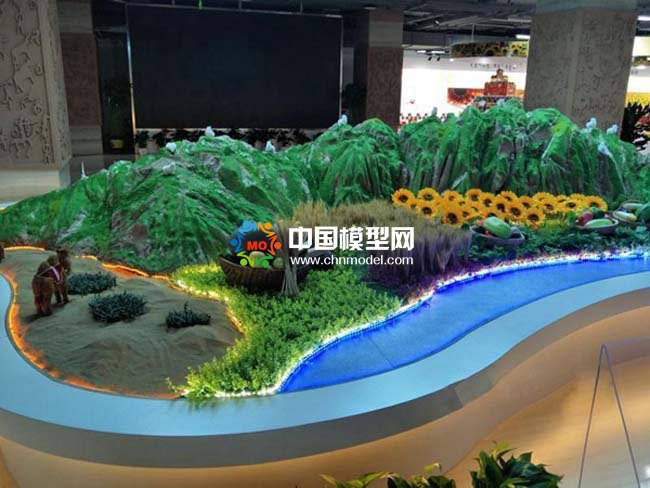 生態農業沙盤模型