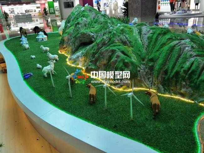 生態農業沙盤模型