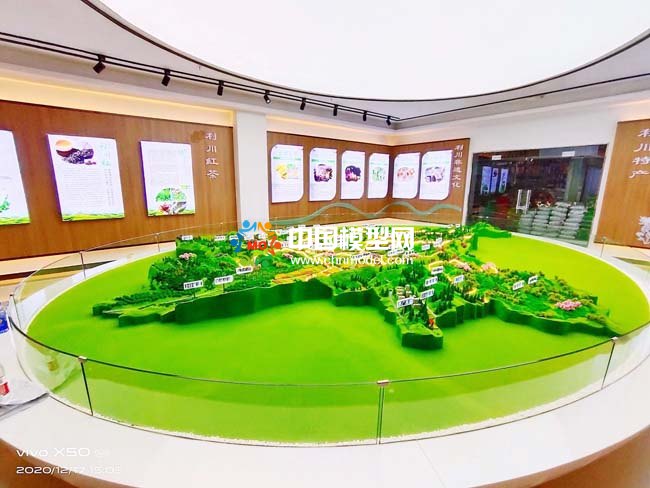 利川市地形地貌沙盤(pán)模型