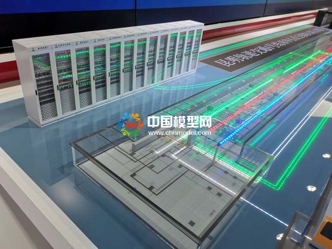 軌道交通智能控制中心沙盤模型