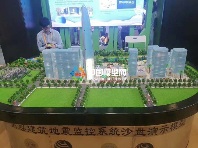 高層建筑地震監測預警沙盤模型