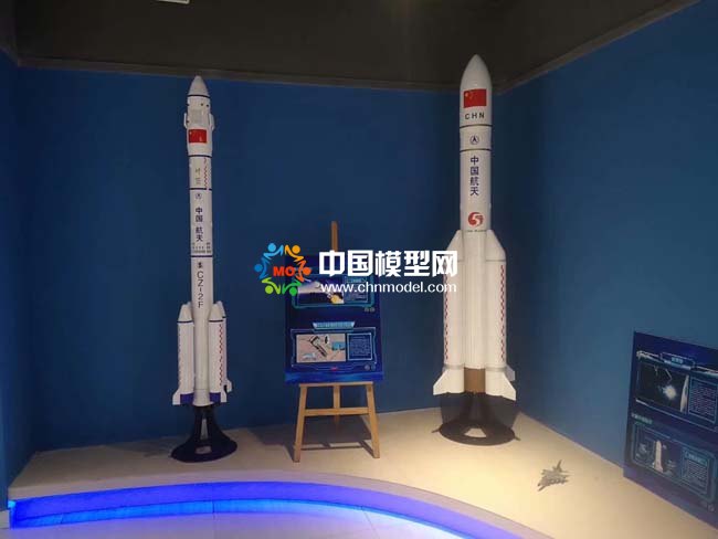 中國航天空間站核心艙模型，衛星火箭模型