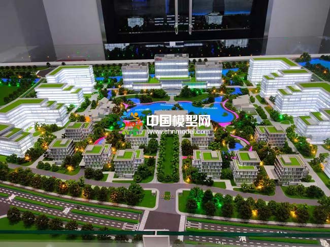中電海康無錫物聯網產業基地沙盤模型