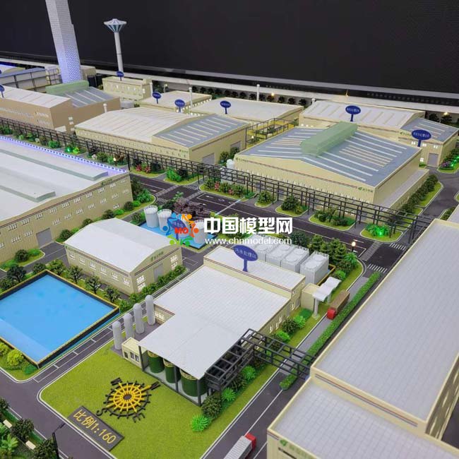 固體廢物處置利用，電解銅項目沙盤模型