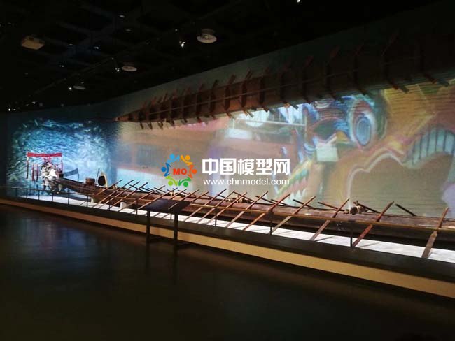 仿真1:1龍舟模型