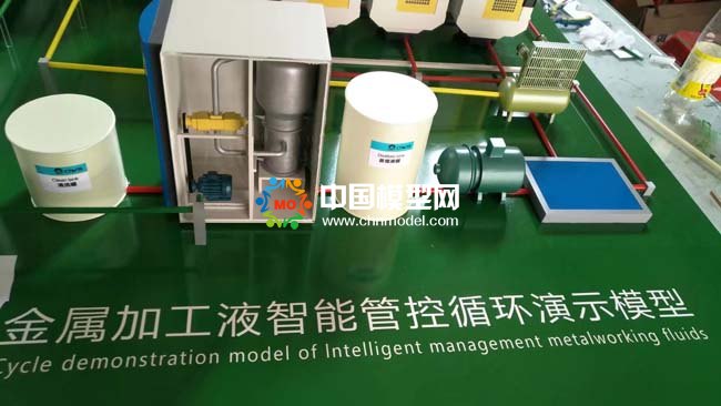 金屬加工液智能管控循環(huán)演示沙盤(pán)模型