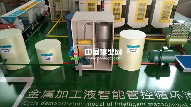 金屬加工液智能管控循環(huán)演示沙盤(pán)模型
