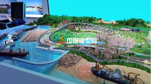中國交建核心業務展示沙盤模型