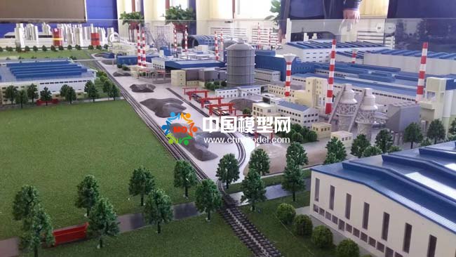 巨能特鋼廠區沙盤模型，新工藝新技術新材料新裝備實驗基地