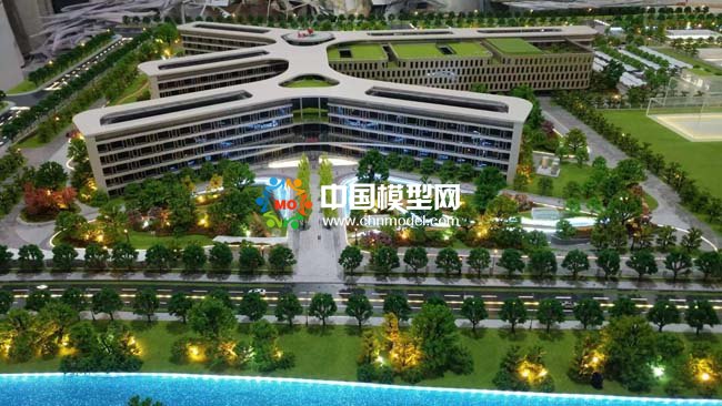 中醫院沙盤模型