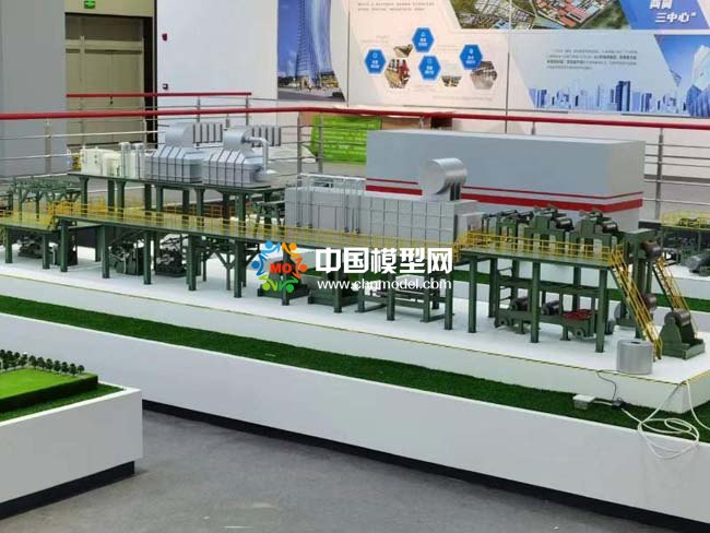 煉鋼工業基地沙盤模型