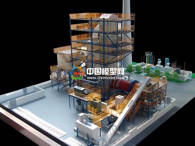 廢家電干式資源化處理回收設(shè)備沙盤(pán)模型