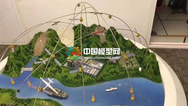 衛星遙感監測防災防害預警沙盤模型