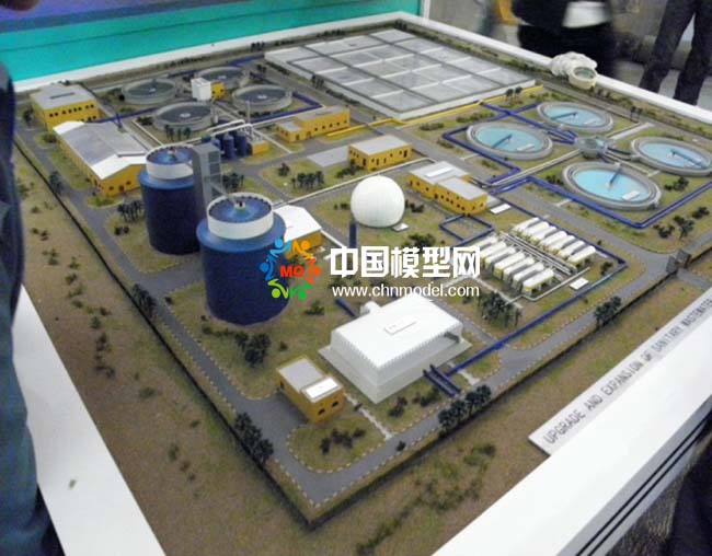 工業污水處理廠沙盤模型