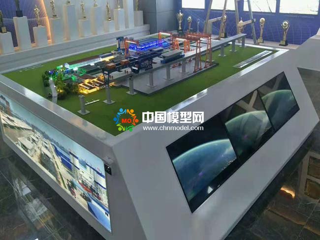 中鐵十局預制梁場沙盤模型