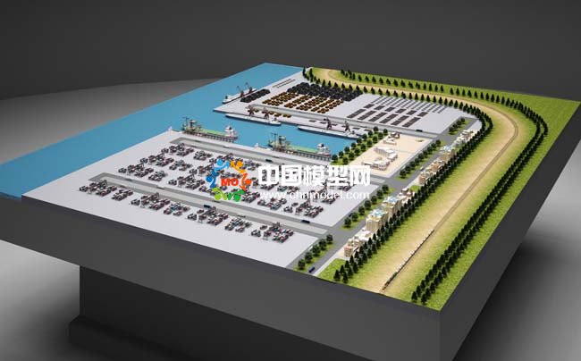 集裝箱貨運碼頭沙盤模型