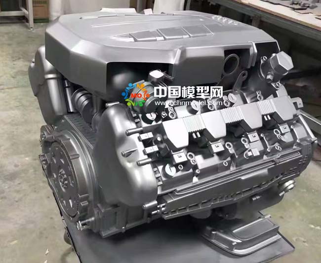 奧迪V8發動機模型