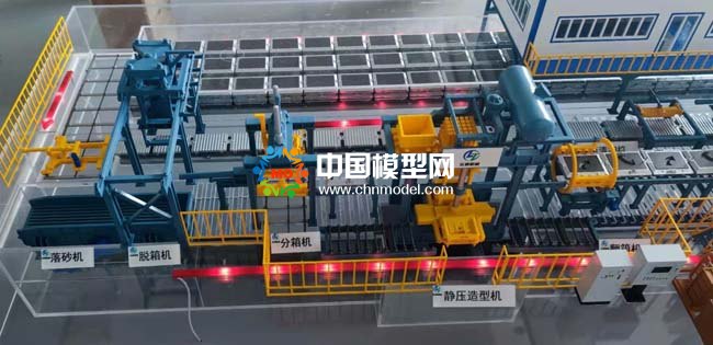 機械生產線沙盤模型