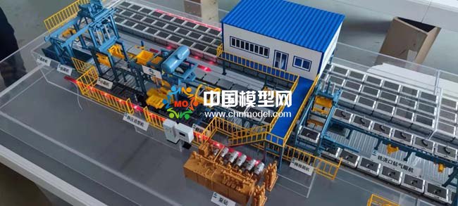 機械生產線沙盤模型