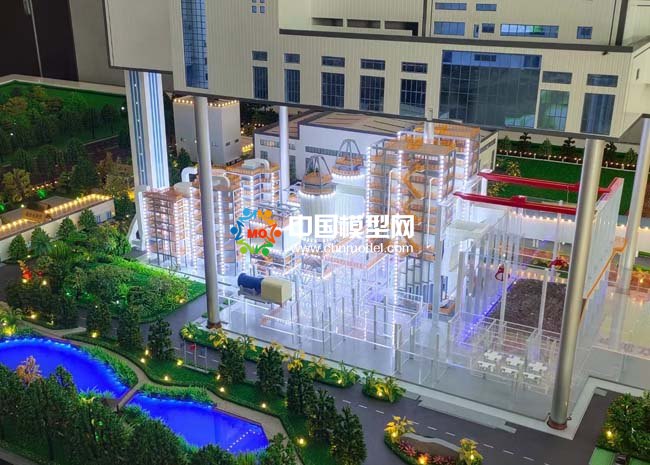 生活垃圾發電沙盤模型