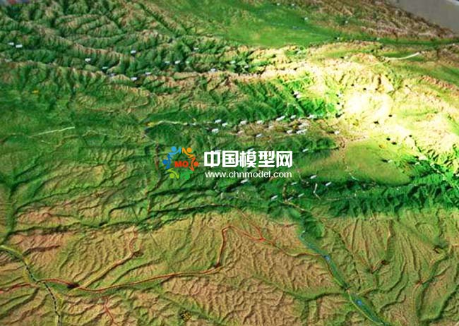 軍用地形地貌沙盤模型