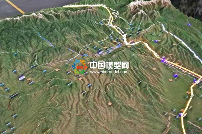 軍用地形地貌沙盤模型