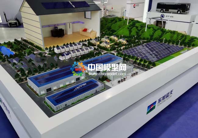 光伏電站智能運維管理平臺沙盤模型