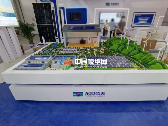 光伏電站智能運維管理平臺沙盤模型